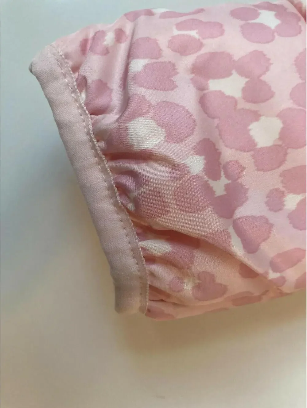 GAP $64  Baby Puffer Snowsuit Bunting Girls Size 6-12 M Pink Cameo Cold Control